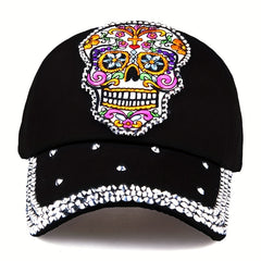 Skull Couple Baseball Cap Cartoon Patch Dad Hat Y2K Hip Hop Sun Hats