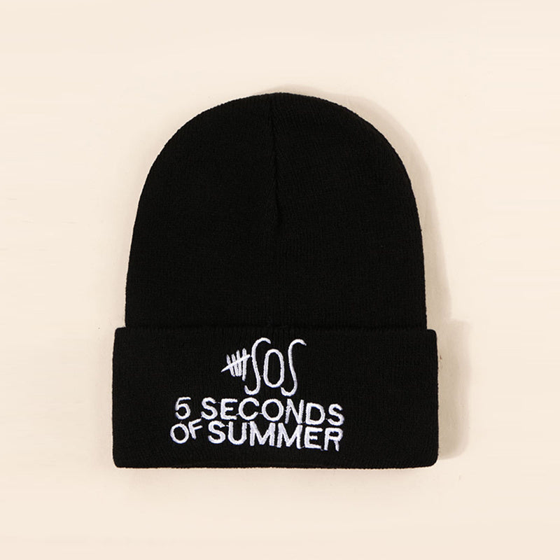 Embroidery Letter Knit Hat Woolen Hat Hip hop Cap Unisex