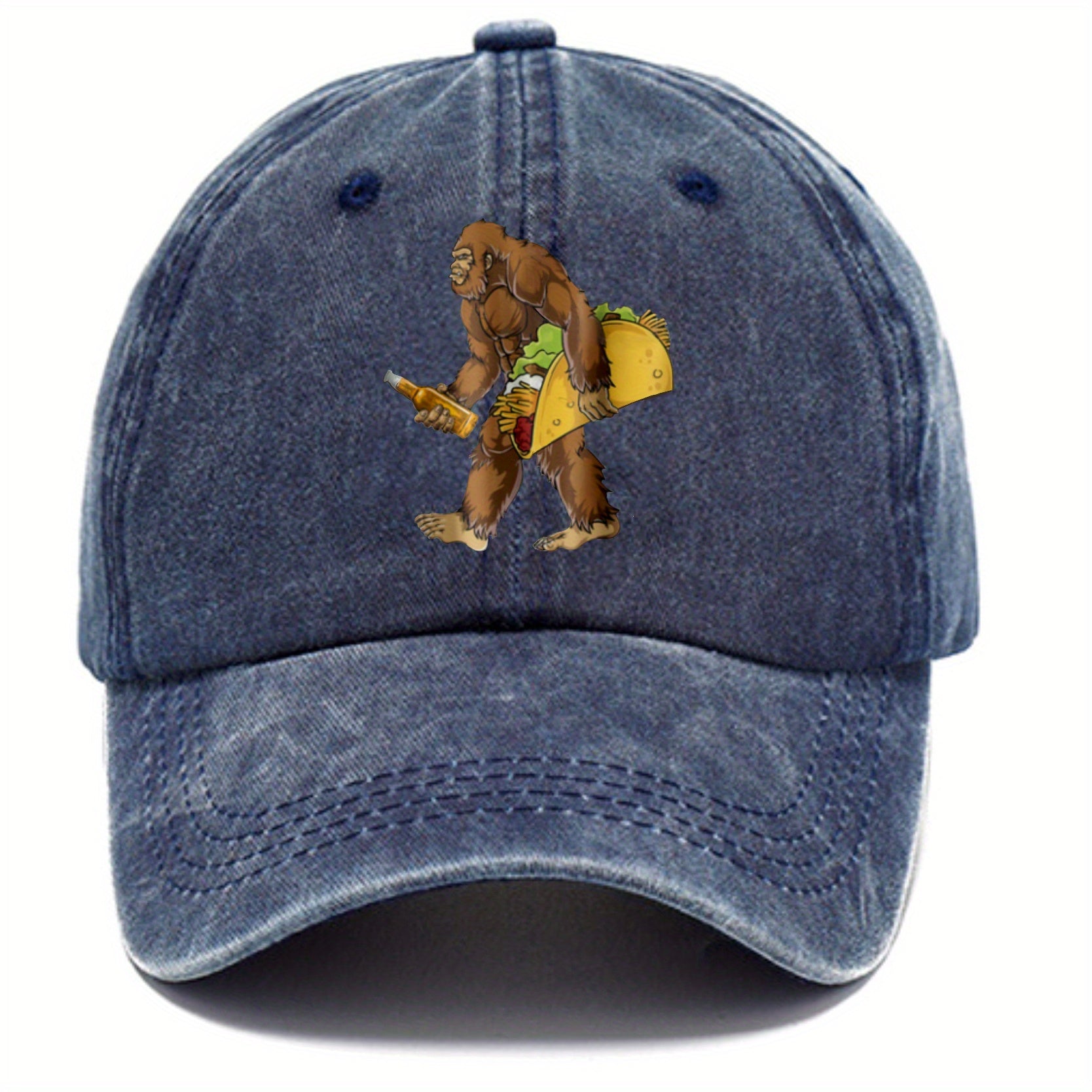 Washed Cotton Baseball Cap Adjustable Sun Hat
