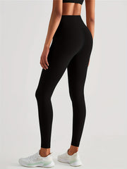 Yoga Fleece Leggings High Elastic Sports Running Warm Leggings