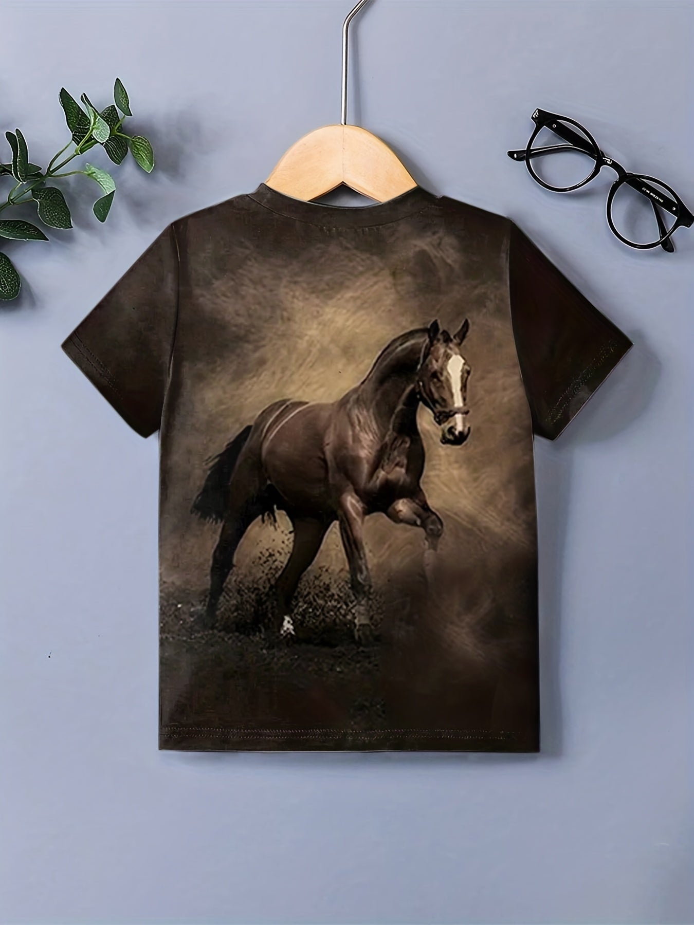 Horse Print T Shirts for Kids - Summer Outfit Essential