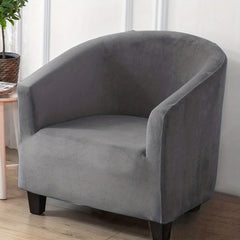 Velvet Tub Chair Cover for Home Decor