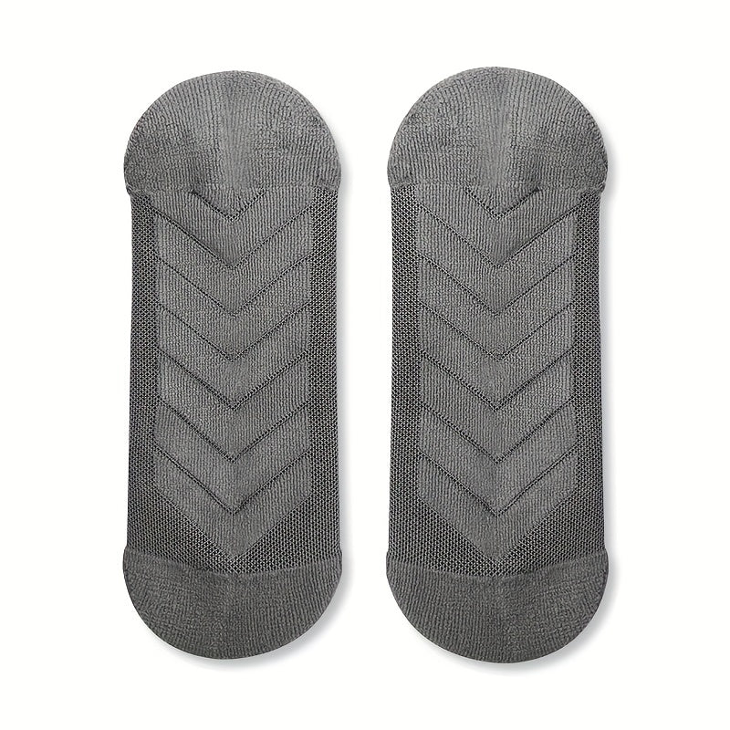 Breathable Cushioned Ankle Socks for Men - 4 Pairs