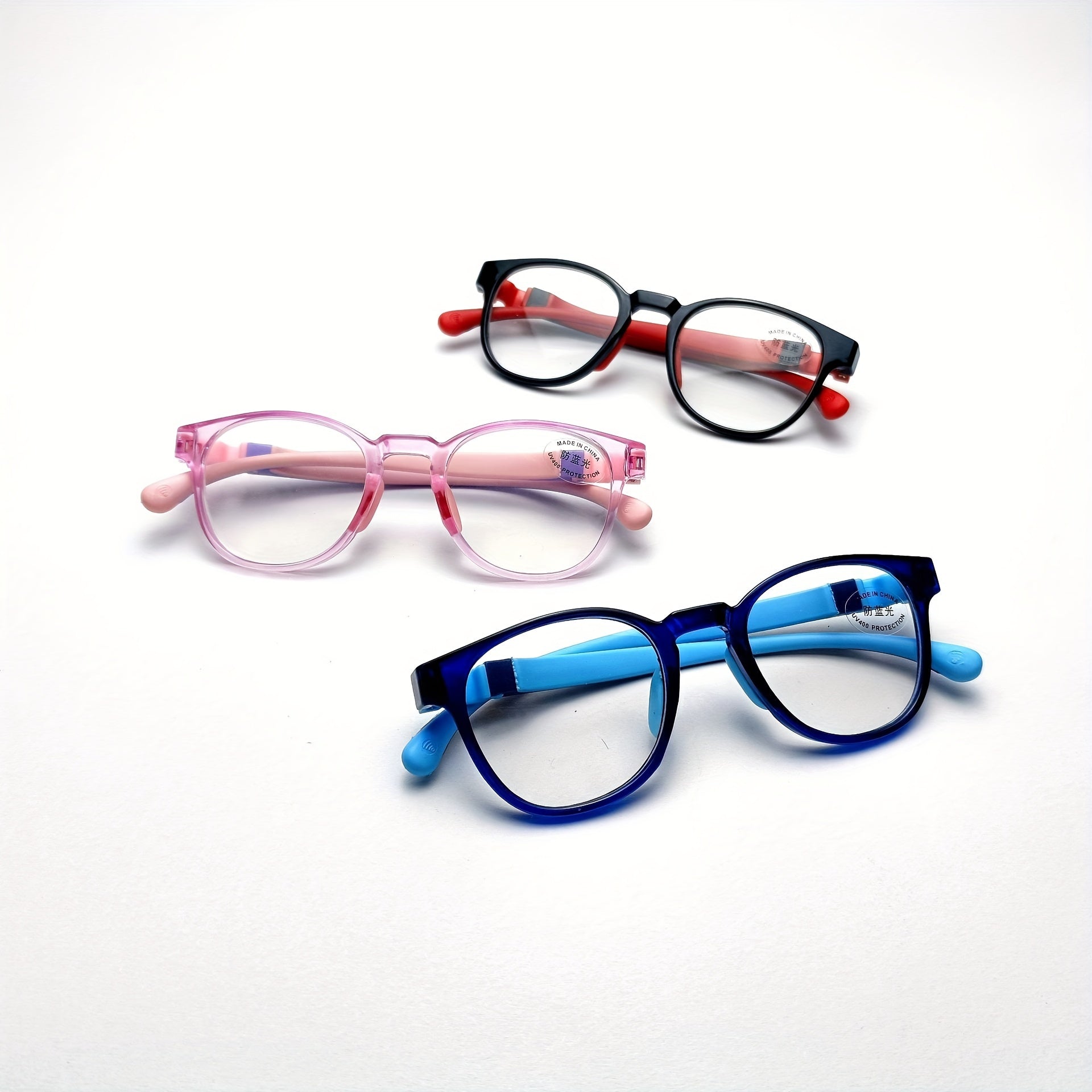 Boy's TR90 Silicone Anti-fatigue Reading Glasses