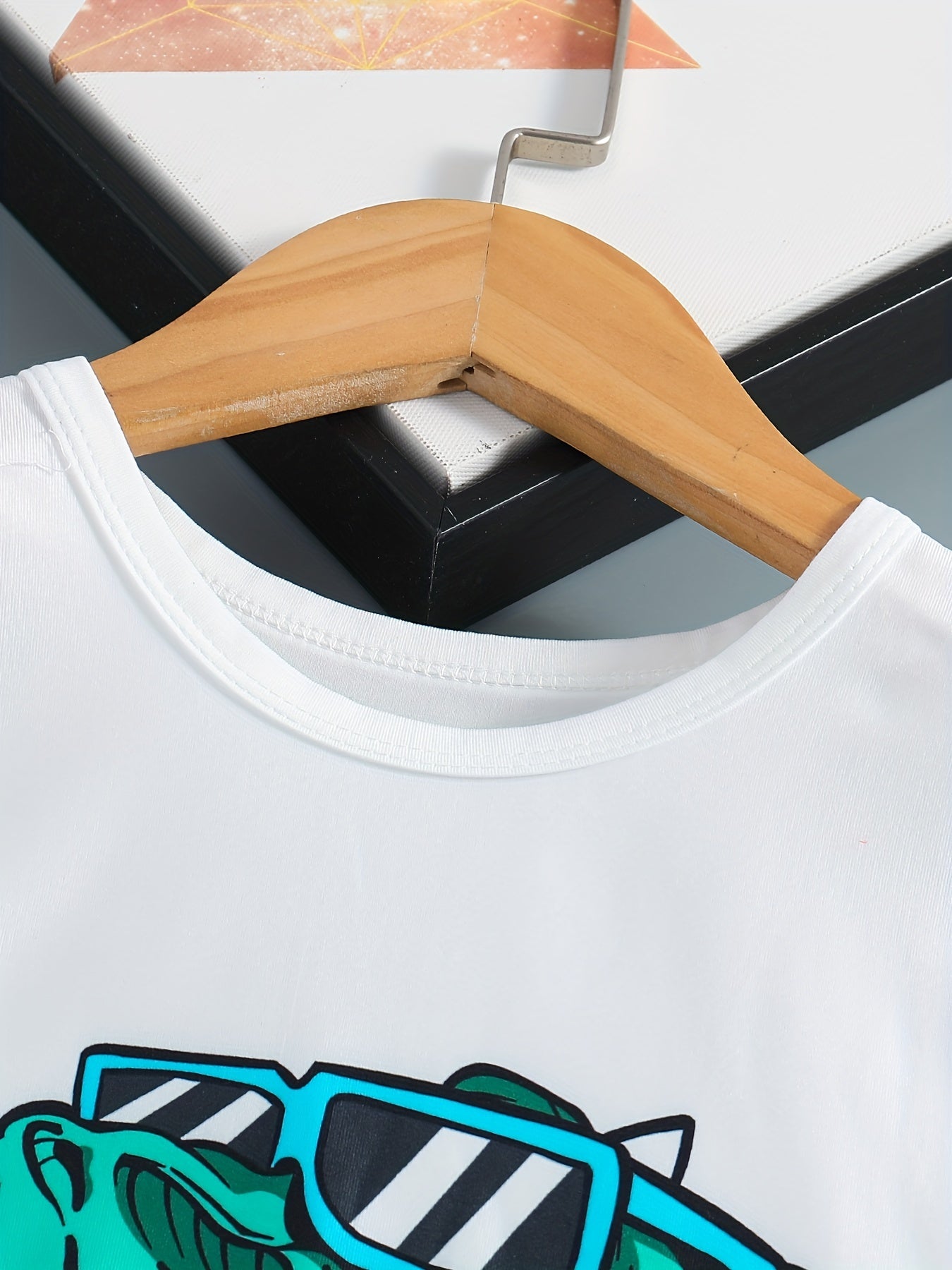 Boys Dino Casual Outfit T shirt & Shorts Kids Summer Clothes