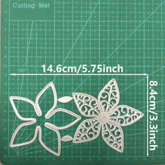 1pc Hollow Flower Die Cuts Metal Cutting Dies Scrapbooking Paper Craft