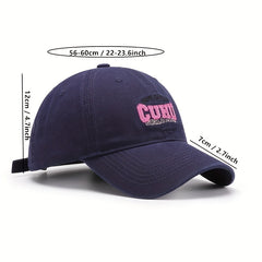 Hot Pink Cuhu Embroidered Baseball Cap