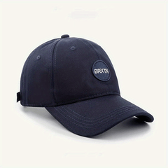 Unisex Sunshade Wide Brim Baseball Cap with Letter Embroidery