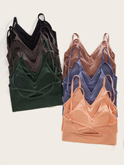 12pcs Wireless Bras Stretch Intimates Breathable Bra Women's Lingerie