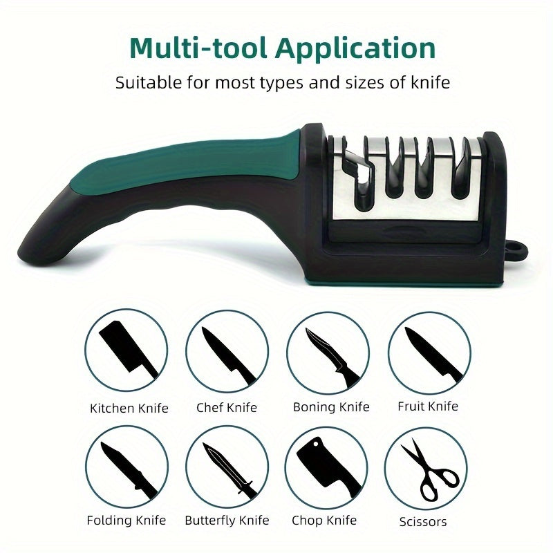 4 Stages Professional Kitchen Knife Sharpener