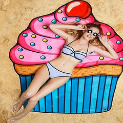 Large Donut Beach Towel Quick Drying Absorbent Towel