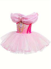 Princess Tutu Dress Girls Ballet Leotard Kids Clothes Gift