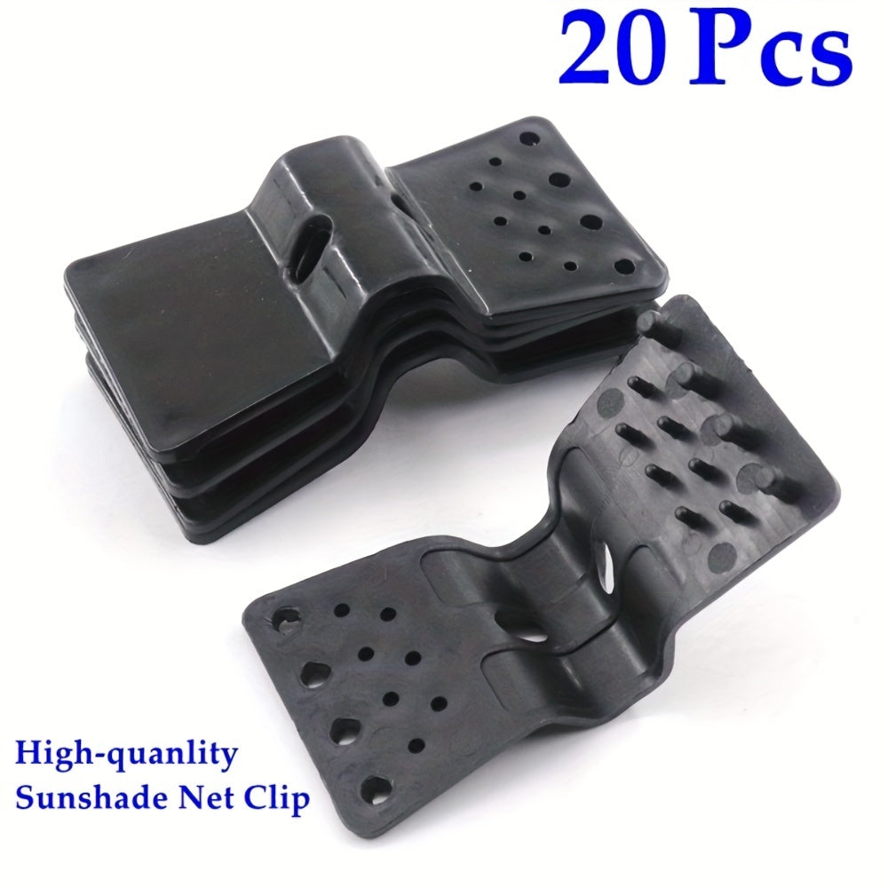 20pcs Sunshade Net Clips Greenhouse Film Clip Fasteners Garden Tools