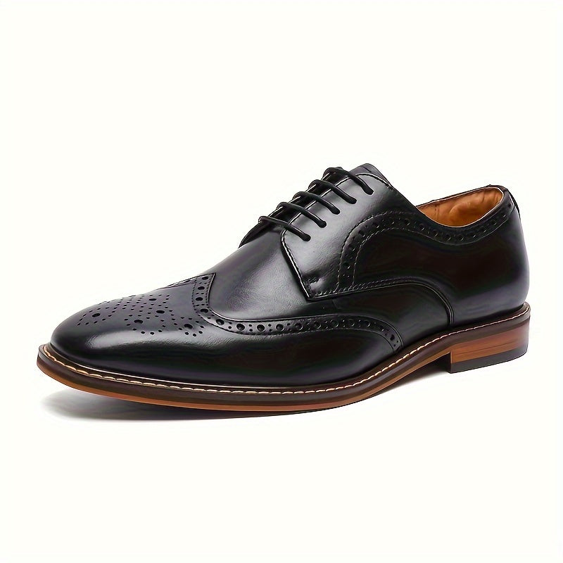 Boys Low Top Lace Up Oxford Shoes Soft Bottom Non Slip Dress Shoes