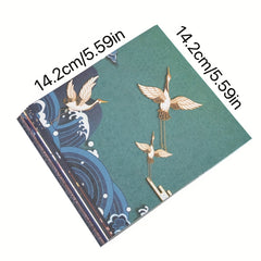 Square Origami Colored Paper Cardboard Stacking Materials 72pcs