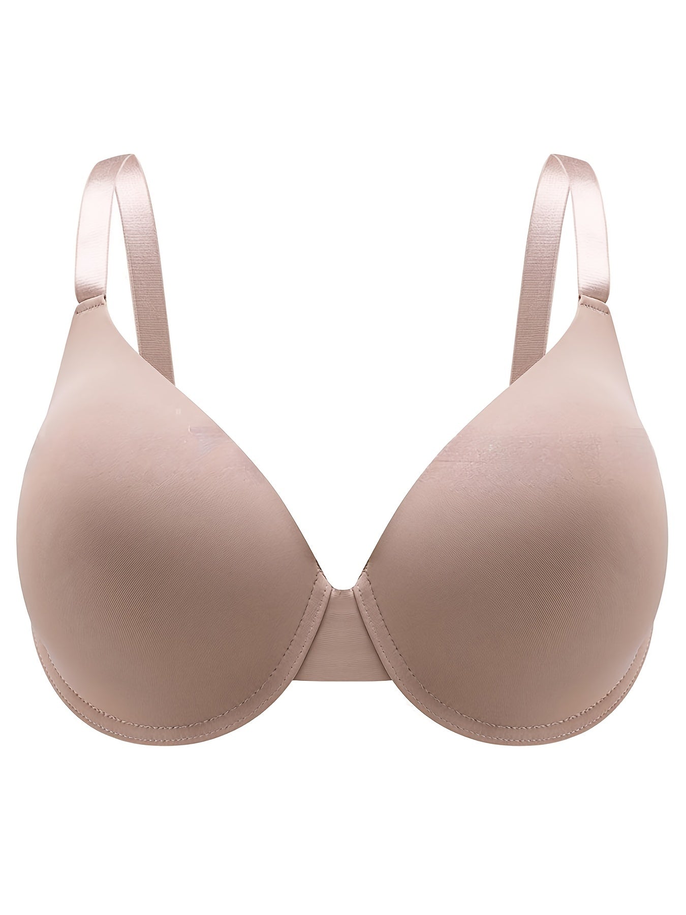 Women's Seamless Molded Cup Plus Size Underwire T Shirt Bra