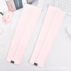 Solid Summer Ice Sleeves Women's Sports Cycling Golf Arm Sleeves UV Protection