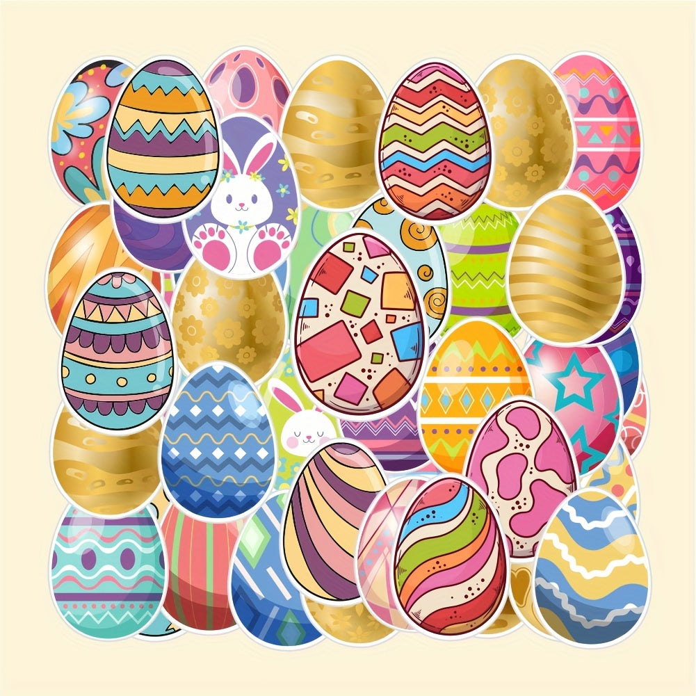 Easter Bunny Egg Stickers Phone Cup Notebook Stickers