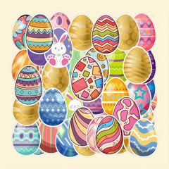 Easter Bunny Egg Stickers Phone Cup Notebook Stickers