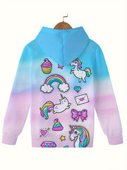 Unicorn Graphic Hoodie Sweatshirt for Kids