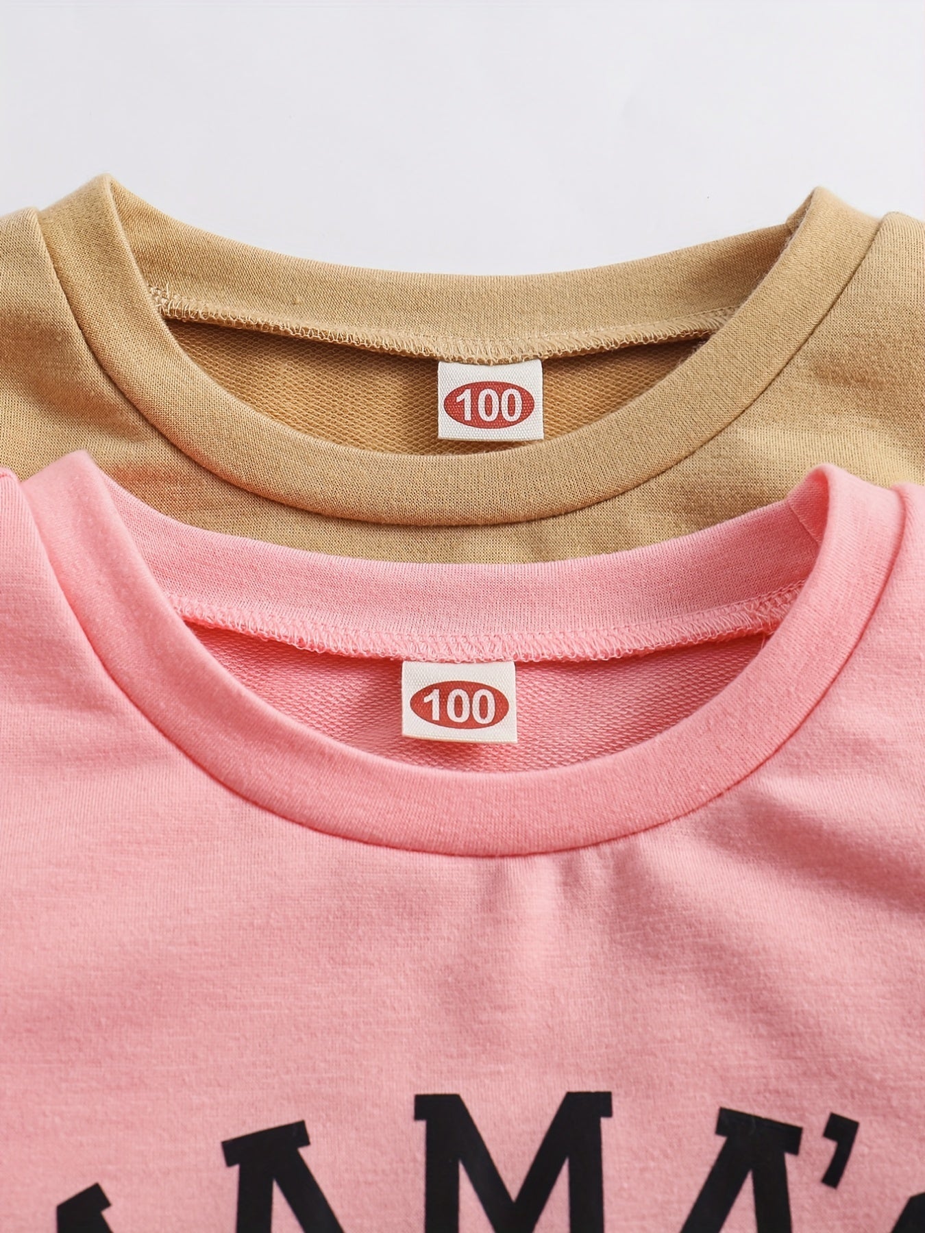 2pcs 'Mama's Girl' Sweatshirt Top For Girls