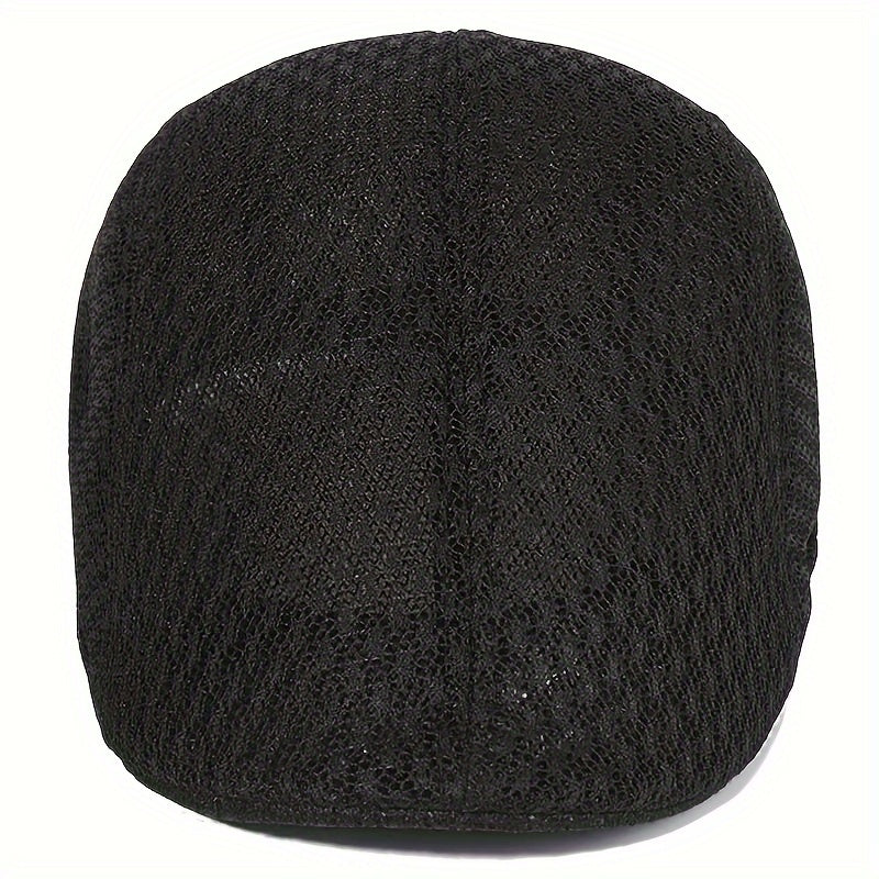 Mesh Beret Outdoor Breathable Newsboy Cabbie Hat