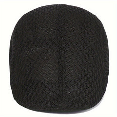 Mesh Beret Outdoor Breathable Newsboy Cabbie Hat
