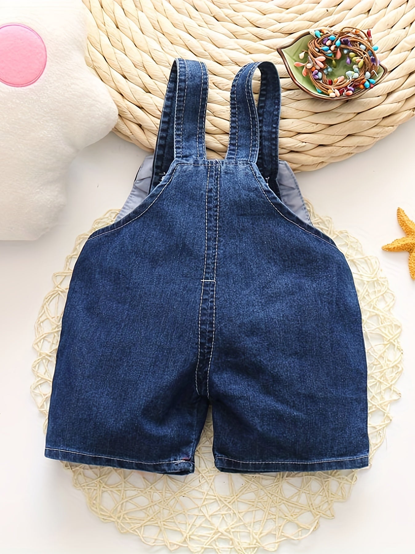 Baby Girls Cartoon Overalls Shorts for Summer