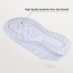Women's Breathable Lace Up Knit Sports Shoes