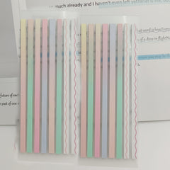 160pcs Transparent Highlighter Tape Sticky Tabs For Annotating Books