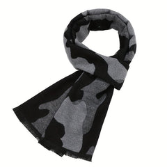 Men's Plaid Windproof Scarf Shawl