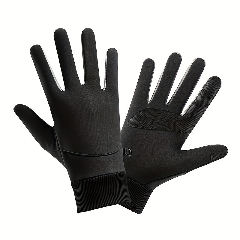 Winter Cycling Gloves Touch Screen Velvet Warm Gloves For Men Women
