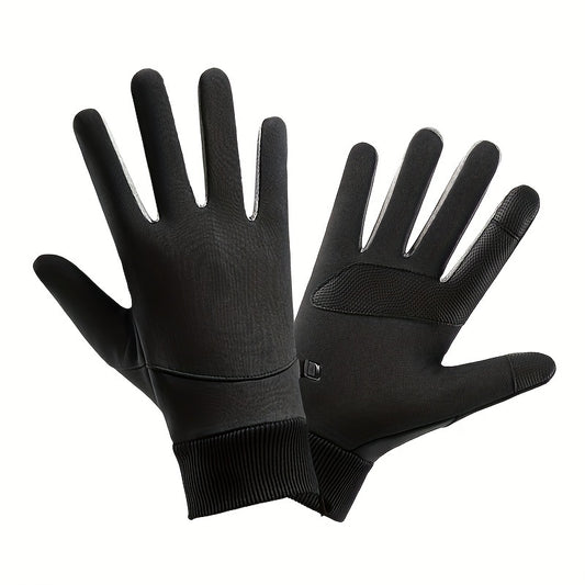 Winter Cycling Gloves Touch Screen Velvet Warm Gloves For Men Women
