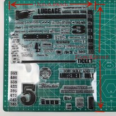 1pc Alphabet Letters Clear Stamps Scrapbooking Embossing DIY Greeting Card