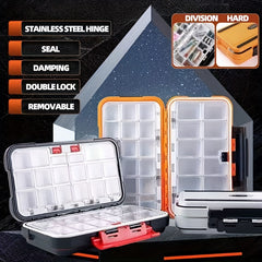 Double Sided Waterproof Fishing Gear Box Hook Bait Storage Tackle