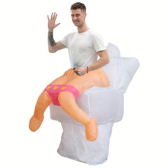 Holiday Party Halloween Toilet Spoof Funny Inflatable Clothes