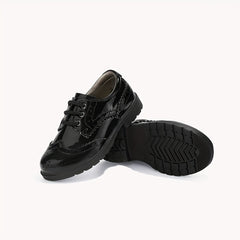 TARANIS Boys Classic Loafer Shoes Lightweight Comfortable Non Slip Flat Shoes