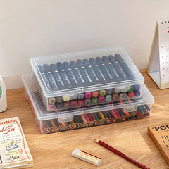 Desktop Storage Box Transparent A5 File Storage Box