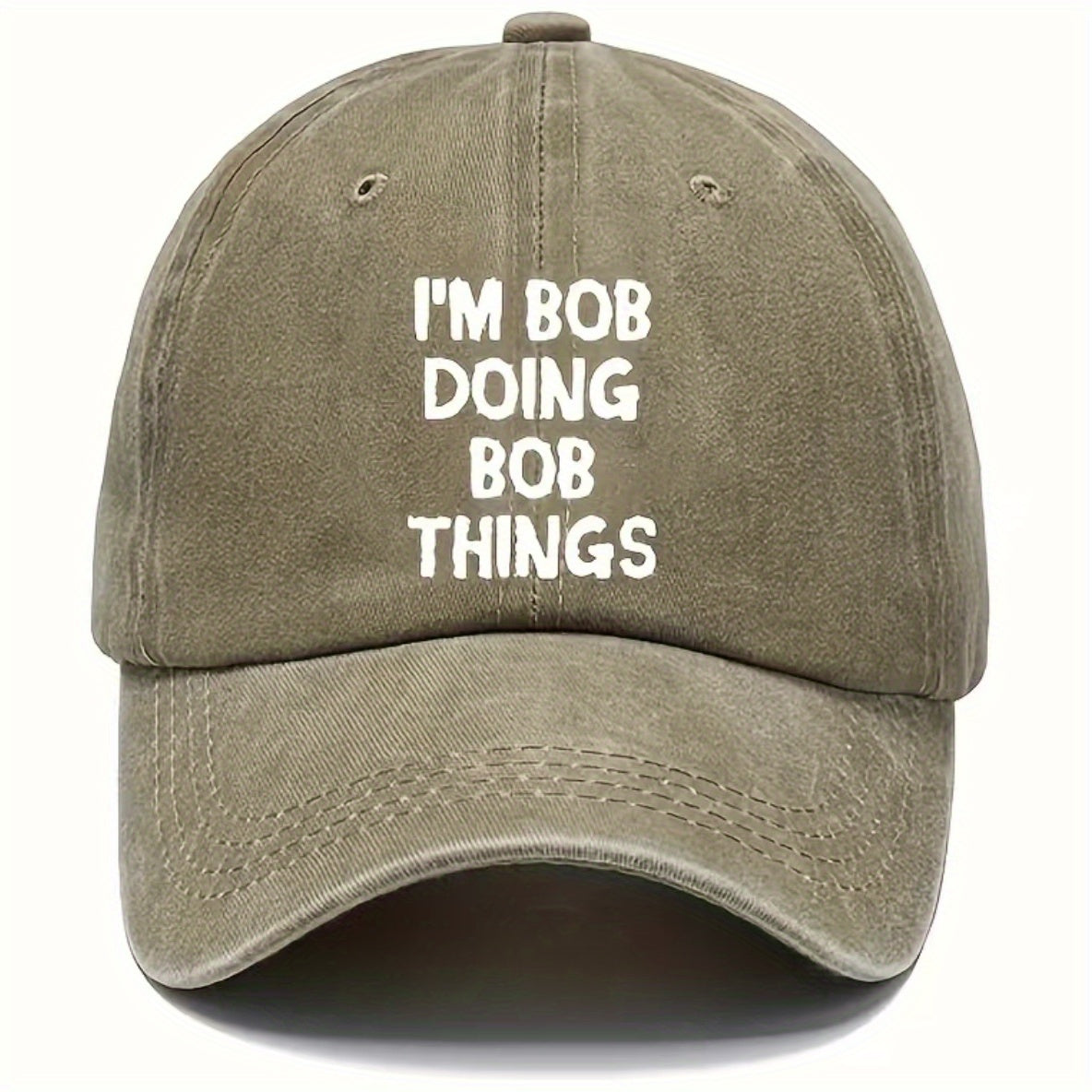 Retro Letter Print Baseball Cap Sun Protection Golf Hat