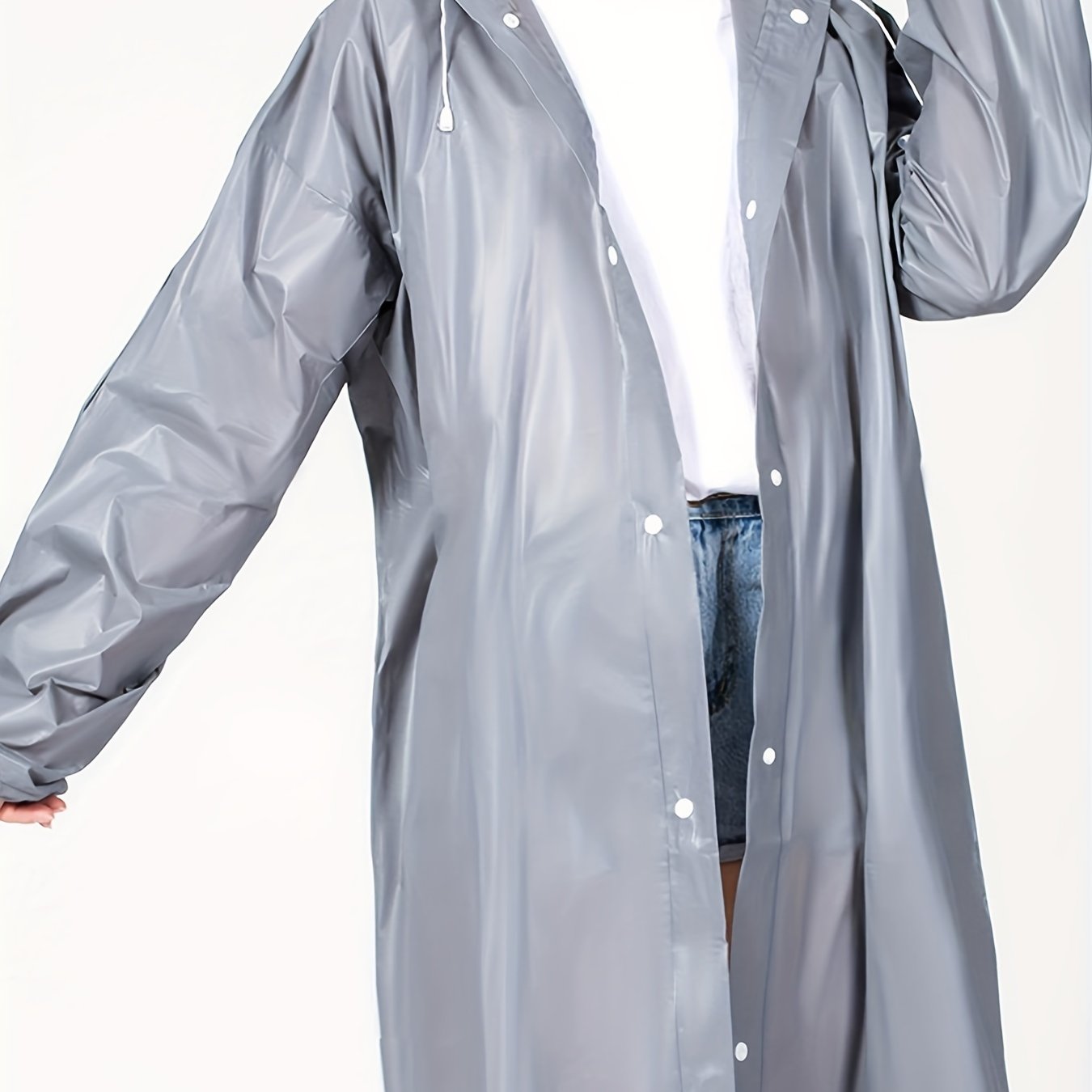 Waterproof Long Jacket Raincoat for Outdoor Activities