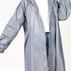 Waterproof Long Jacket Raincoat for Outdoor Activities