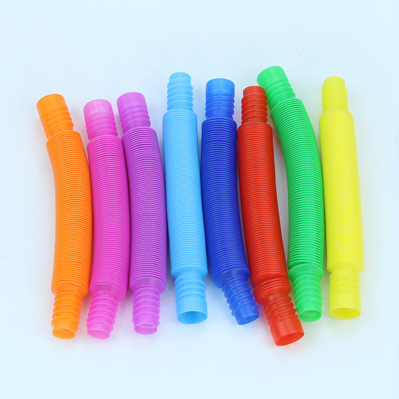 Fidget Tubes Stress Relief Toy for Kids & Adults Pop & Stretch Fun Sound Effects