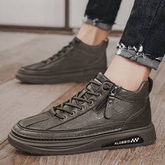 Men's Solid Casual Skate Shoes Lightweight