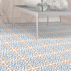 9pcs Nordic Style Printed Floor Stickers Non slip Wear resistant Vinyl Decals