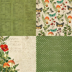 Vintage Forest Background Paper 6 inch Patterned Paper 22005