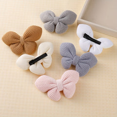 6pcs Butterfly Hairpin Bowknot Hair Clips for Baby Girls