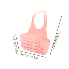 Adjustable Silicone Sponge Storage Basket for Kitchen Sink