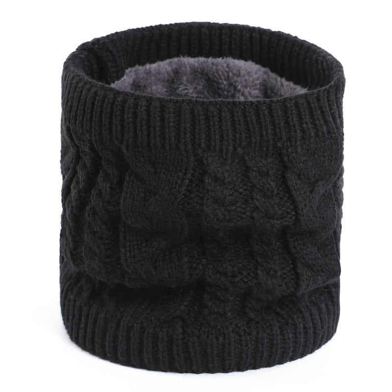 Men's Solid Neck Cover Warm Winter
