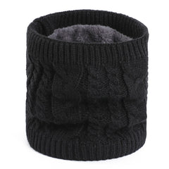Men's Solid Neck Cover Warm Winter