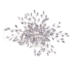 Rhinestone Wedding Bridal Hair Comb Clip for Women